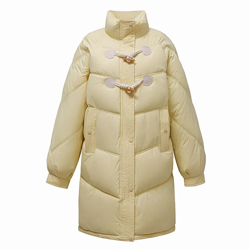Easy-to-clean Water-resistant Quilted Puffer Jacket for Women