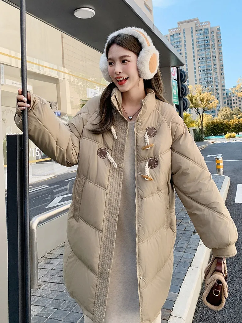 Easy-to-clean Water-resistant Quilted Puffer Jacket for Women