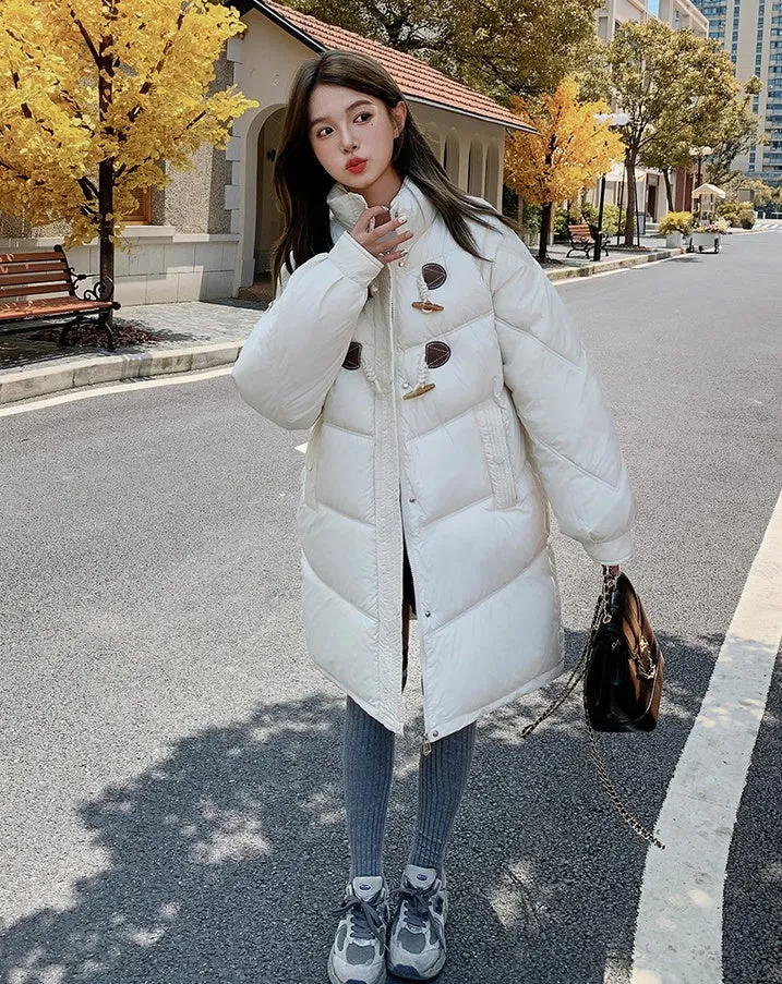 Easy-to-clean Water-resistant Quilted Puffer Jacket for Women