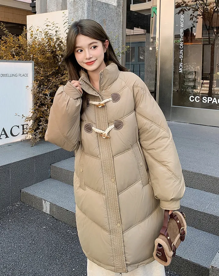 Easy-to-clean Water-resistant Quilted Puffer Jacket for Women