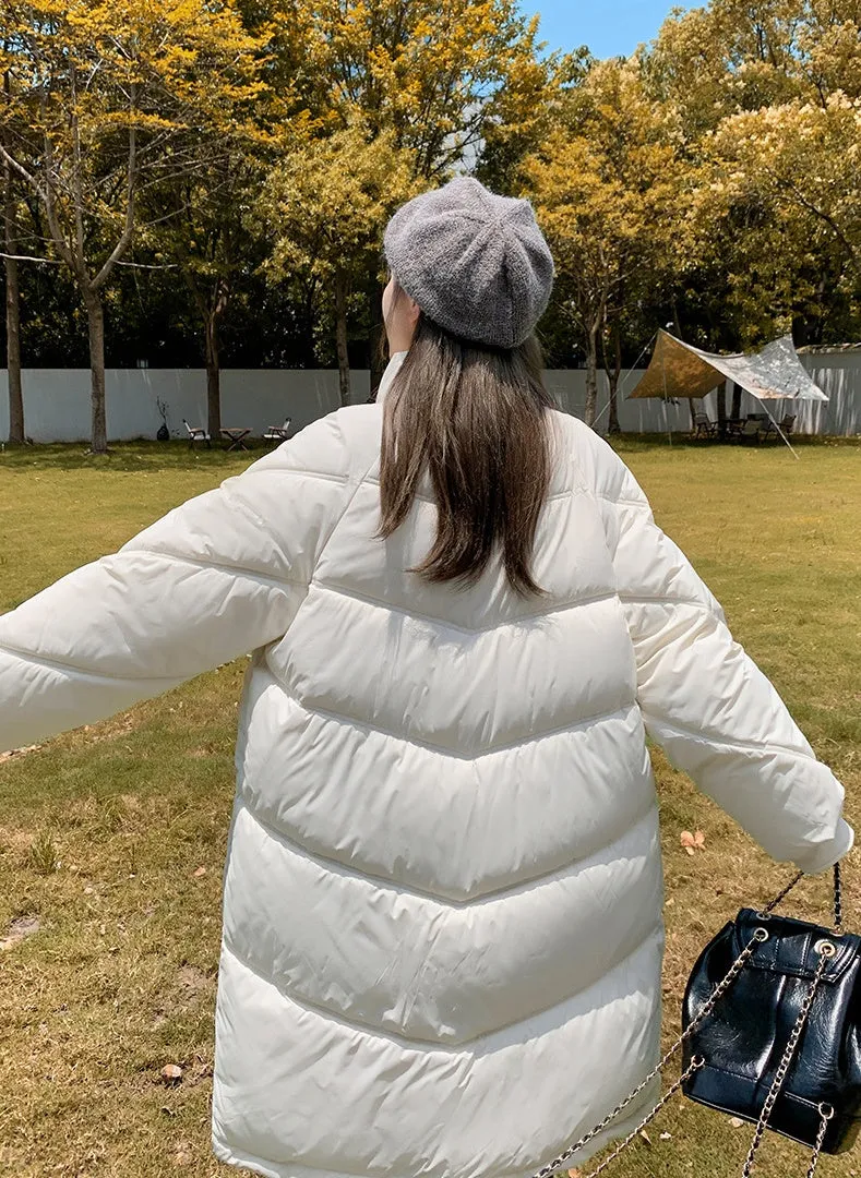 Easy-to-clean Water-resistant Quilted Puffer Jacket for Women