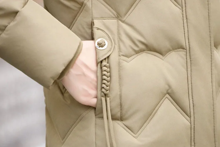 Easy-to-Clean Zip Up Puffer Jacket with Quilted and Windproof Features