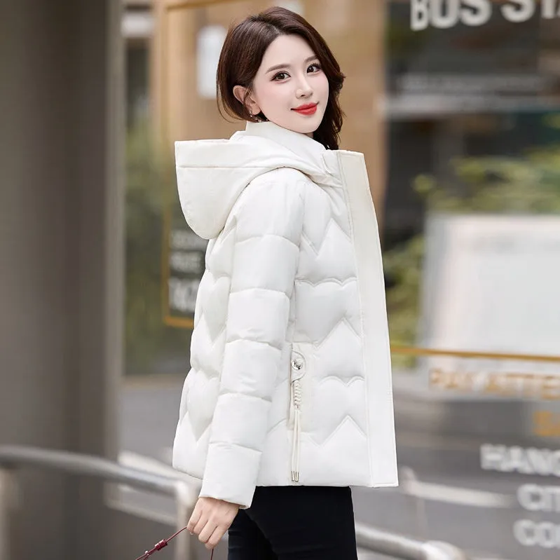 Easy-to-Clean Zip Up Puffer Jacket with Quilted and Windproof Features
