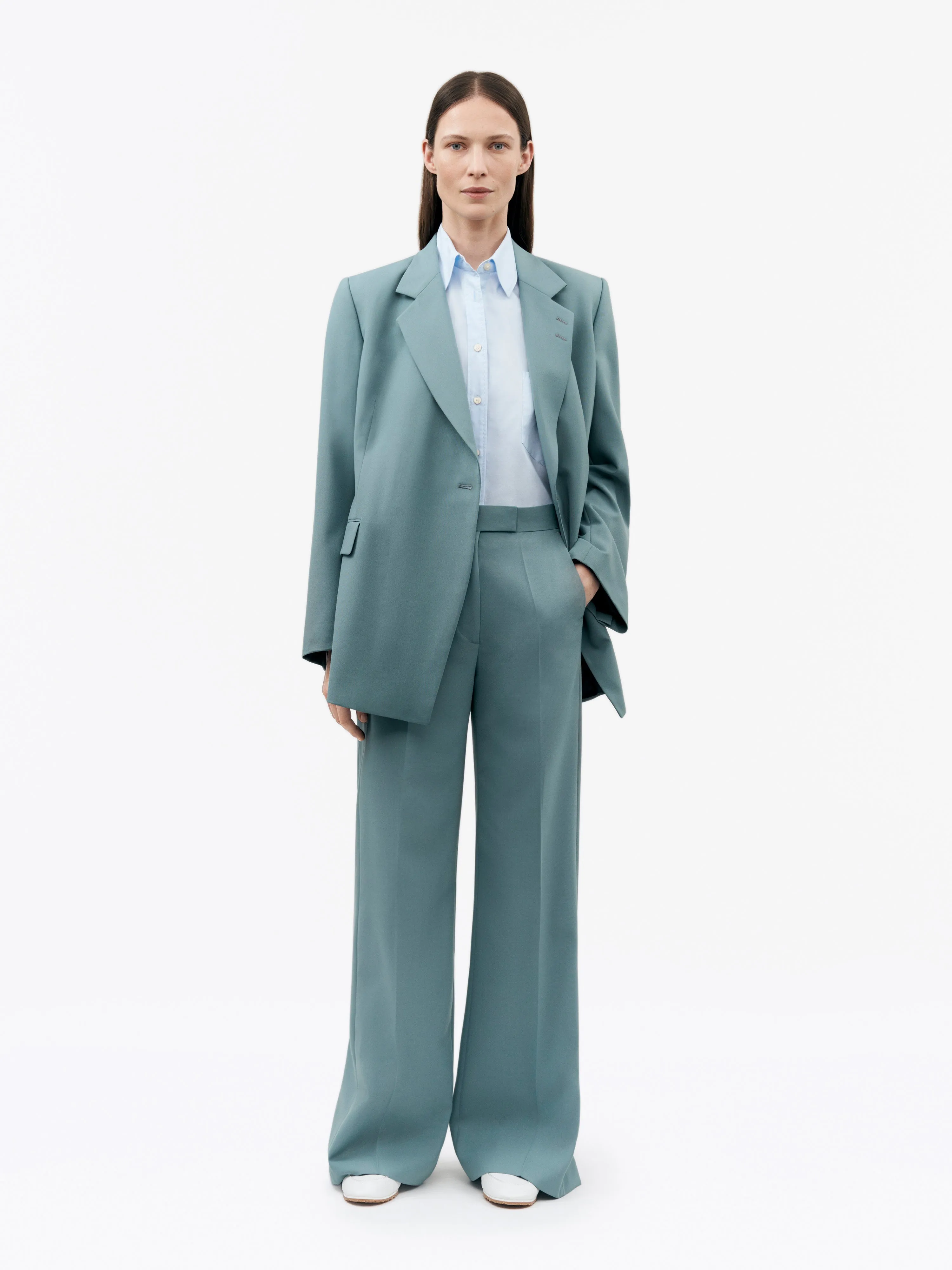 Eliwira Blazer in Teal