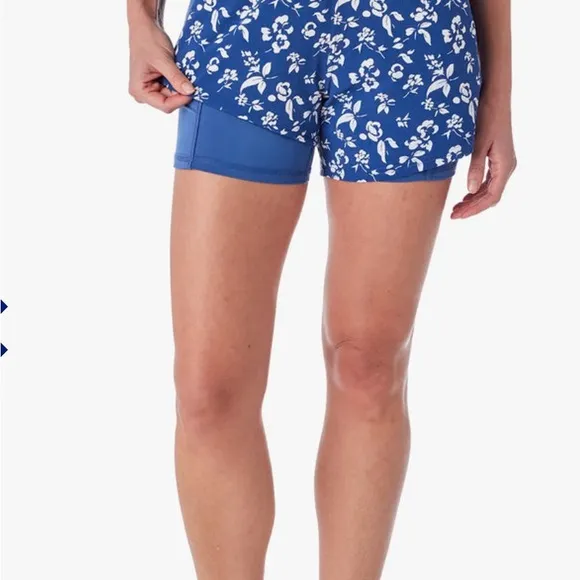 Fair Harbor Women’s Navy Floral Corliss Short Size XL