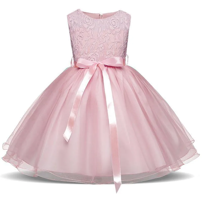 Fancy Girls Dresses Christmas or Wedding Dresses 1- 8 Years Blue Pink