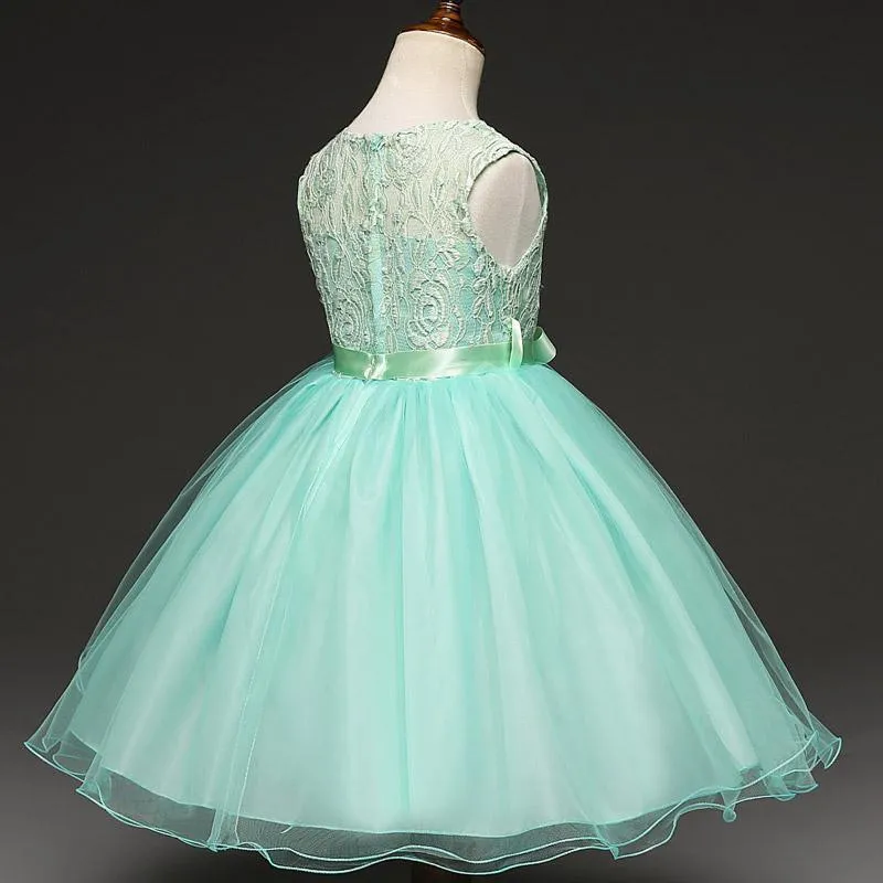 Fancy Girls Dresses Christmas or Wedding Dresses 1- 8 Years Blue Pink