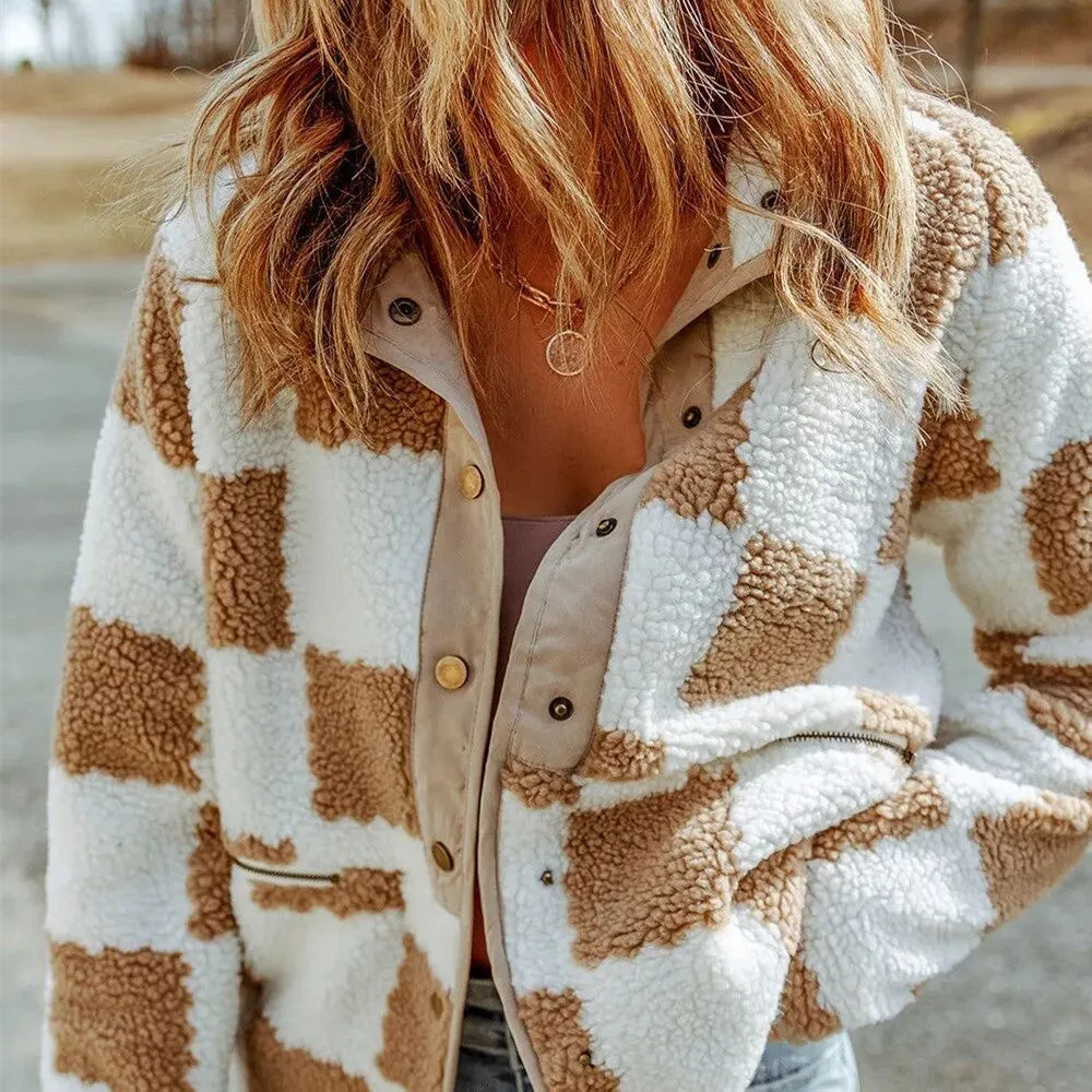 Fashion Plaid Jacket