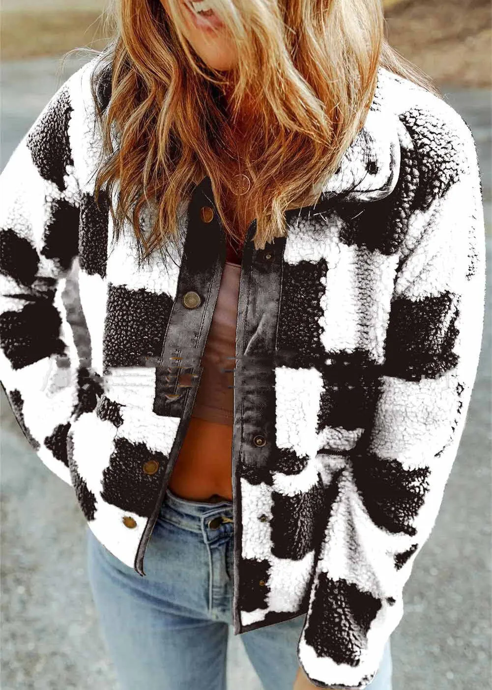Fashion Plaid Jacket