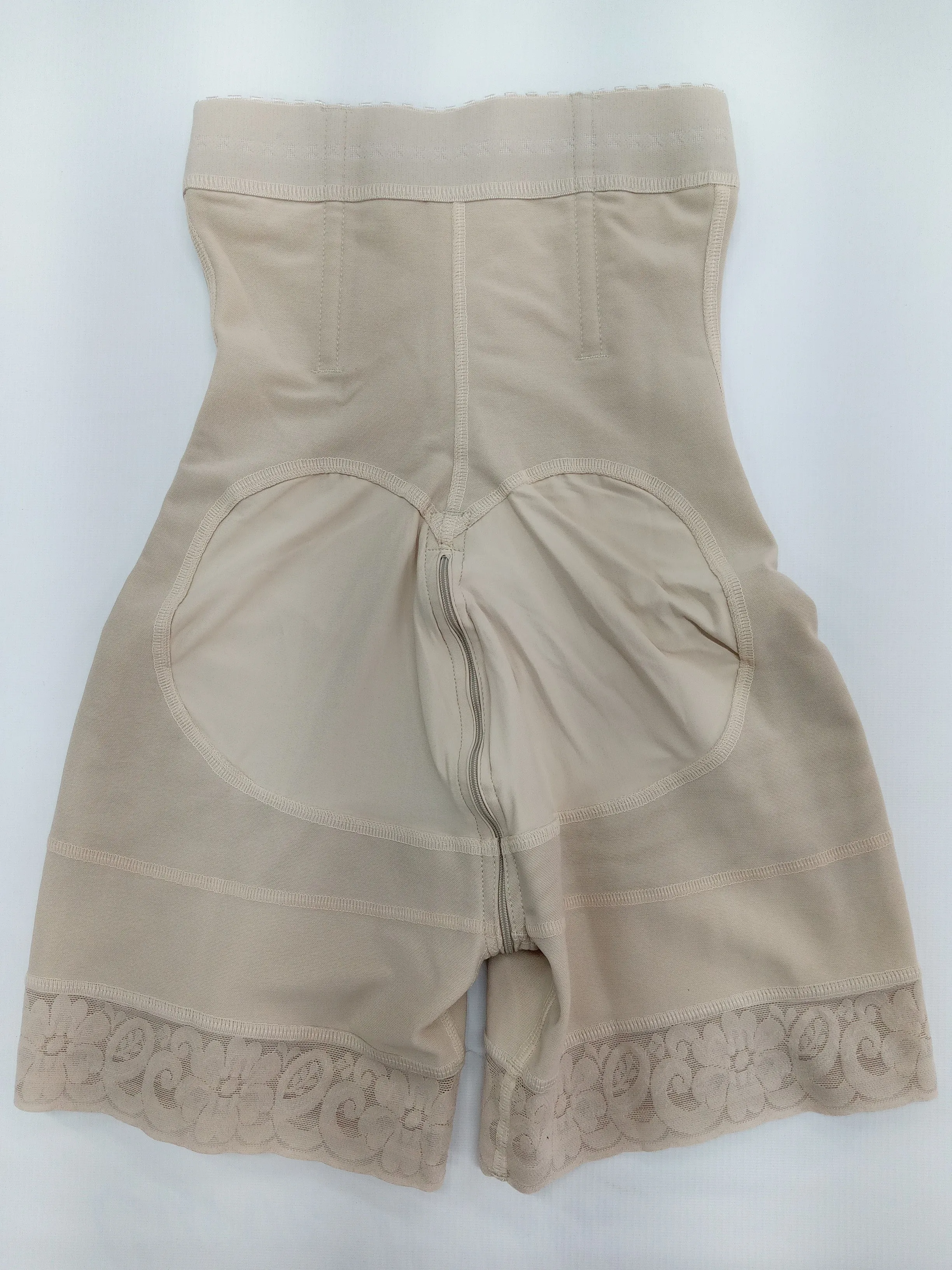 FB714 STRAPLESS SHORT FAJA PERINEAL ZIPPER