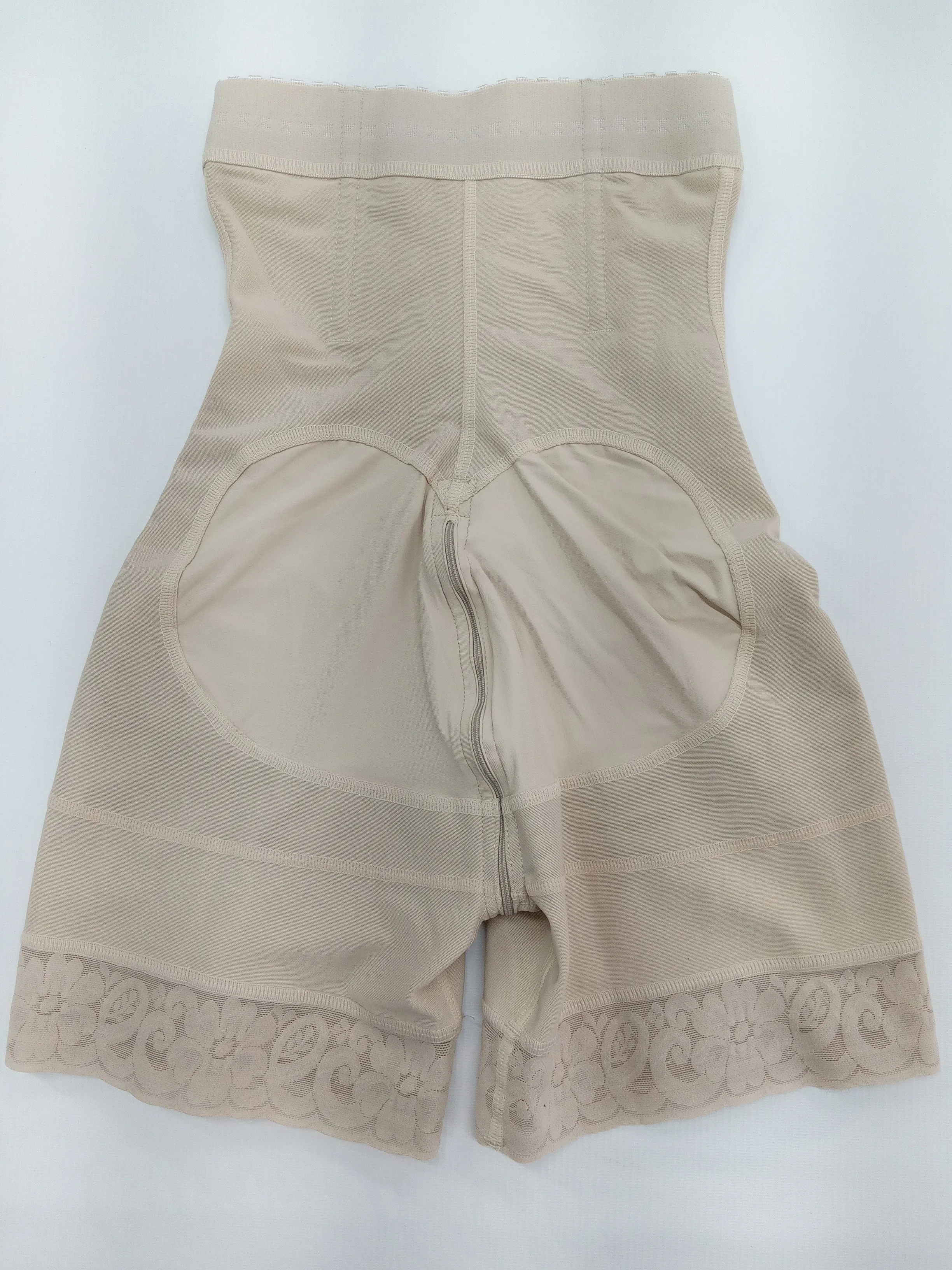 FB714 STRAPLESS SHORT FAJA PERINEAL ZIPPER