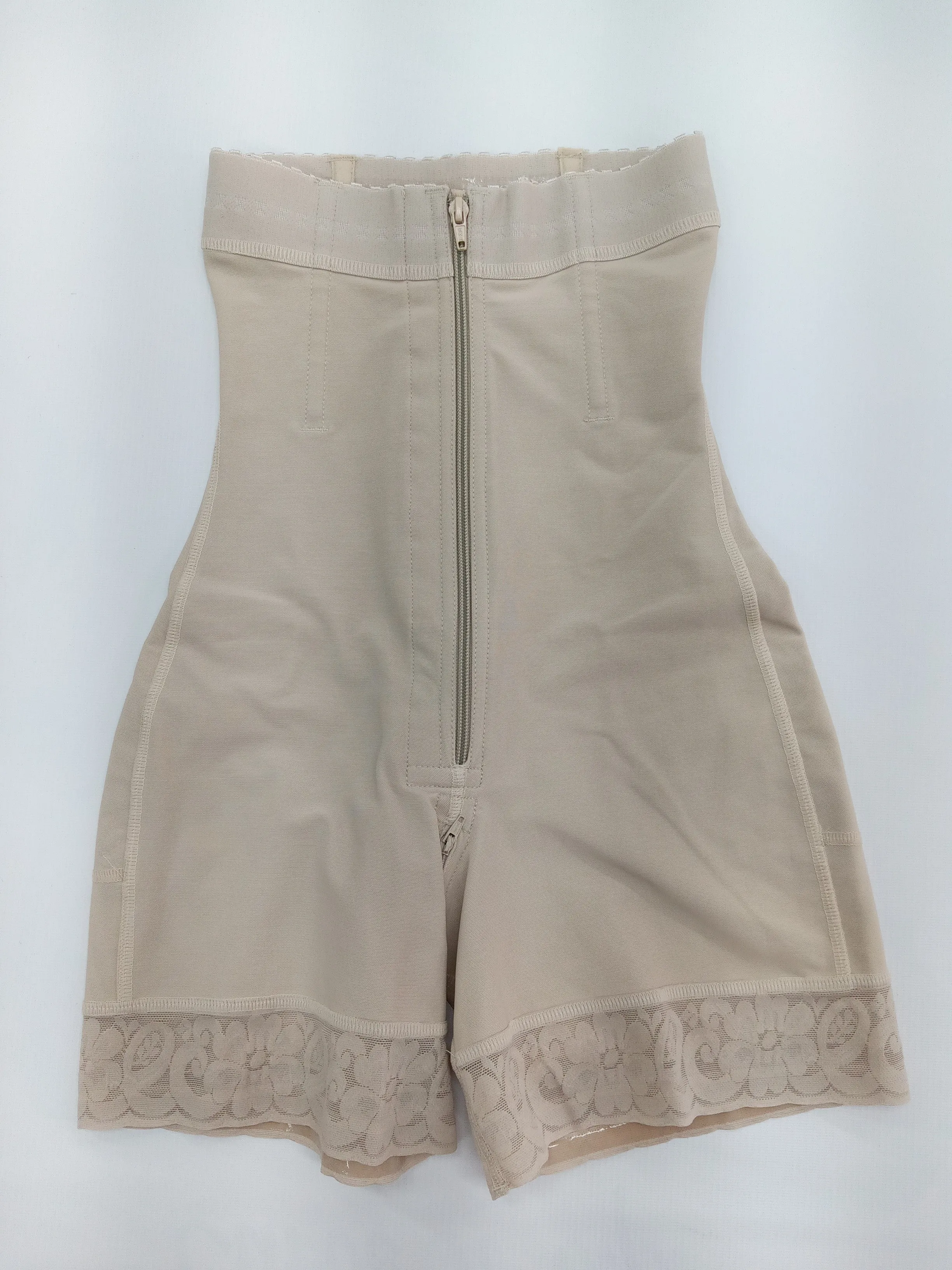 FB714 STRAPLESS SHORT FAJA PERINEAL ZIPPER