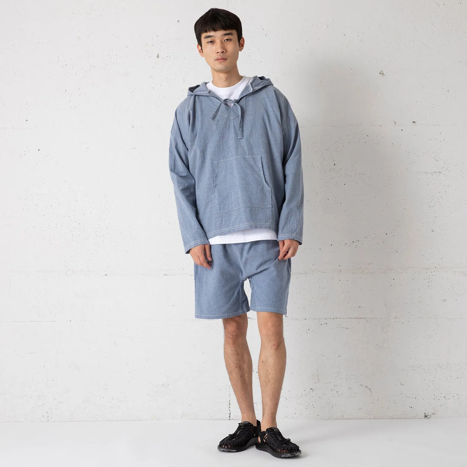 feel so easy good things for relaxing | フィールソーイージーグッドシングスフォーリラクシング　chambray relax shorts
