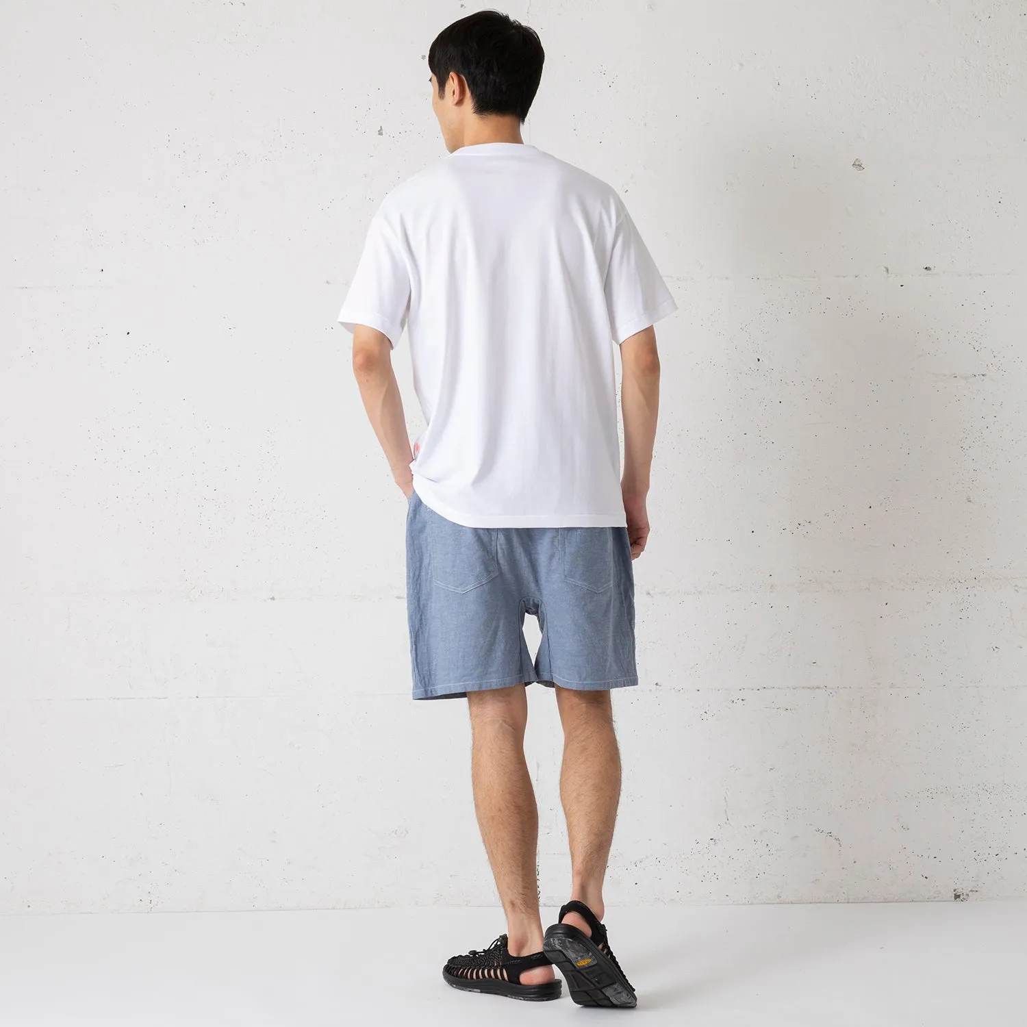 feel so easy good things for relaxing | フィールソーイージーグッドシングスフォーリラクシング　chambray relax shorts