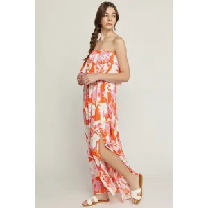 Feeling Bubbly Dress in a Flowers SunSet