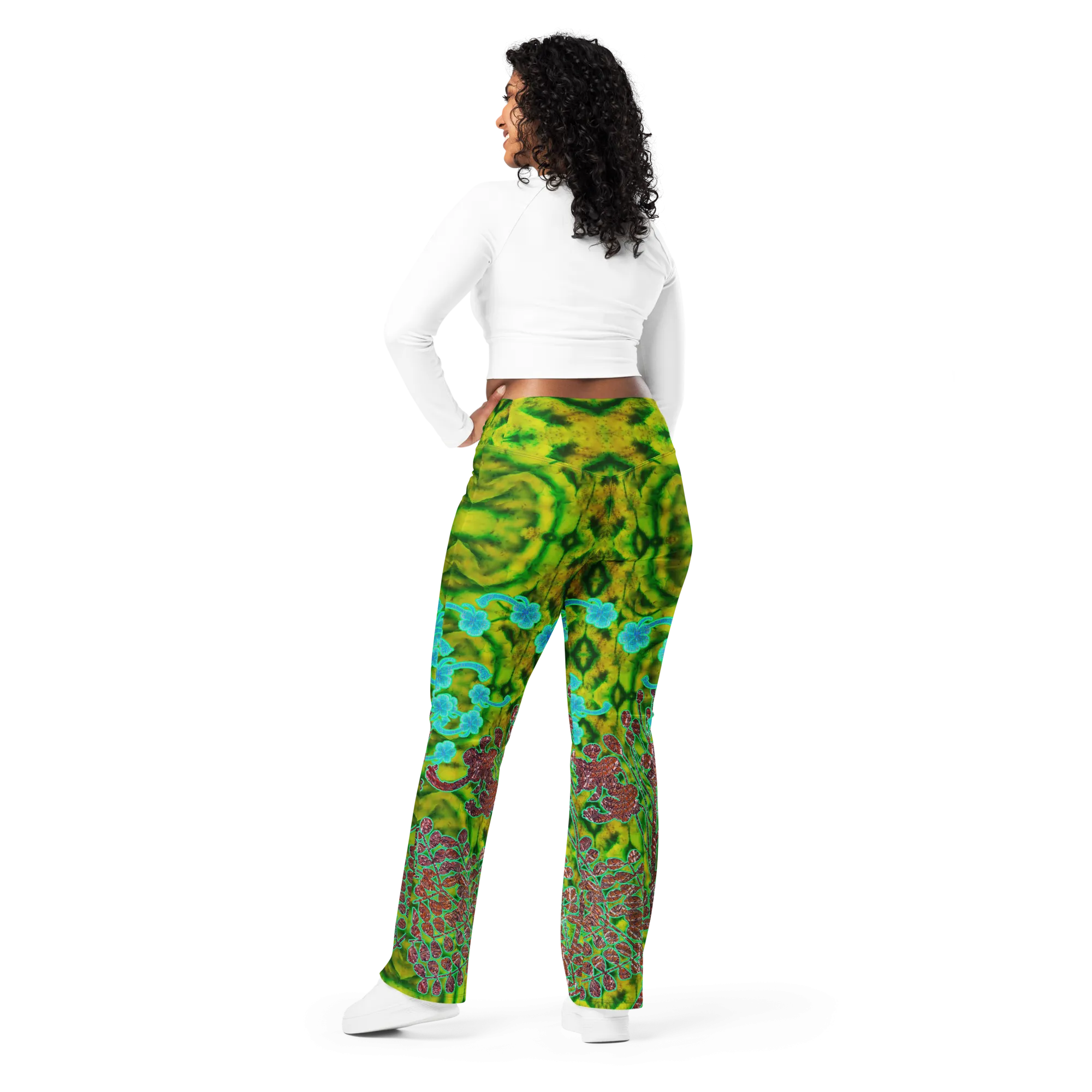 Flare Leggings (Her/Muliebris)(WindSong Flower) RJSTH@Fabric#10 RJSTHW2024 RJS