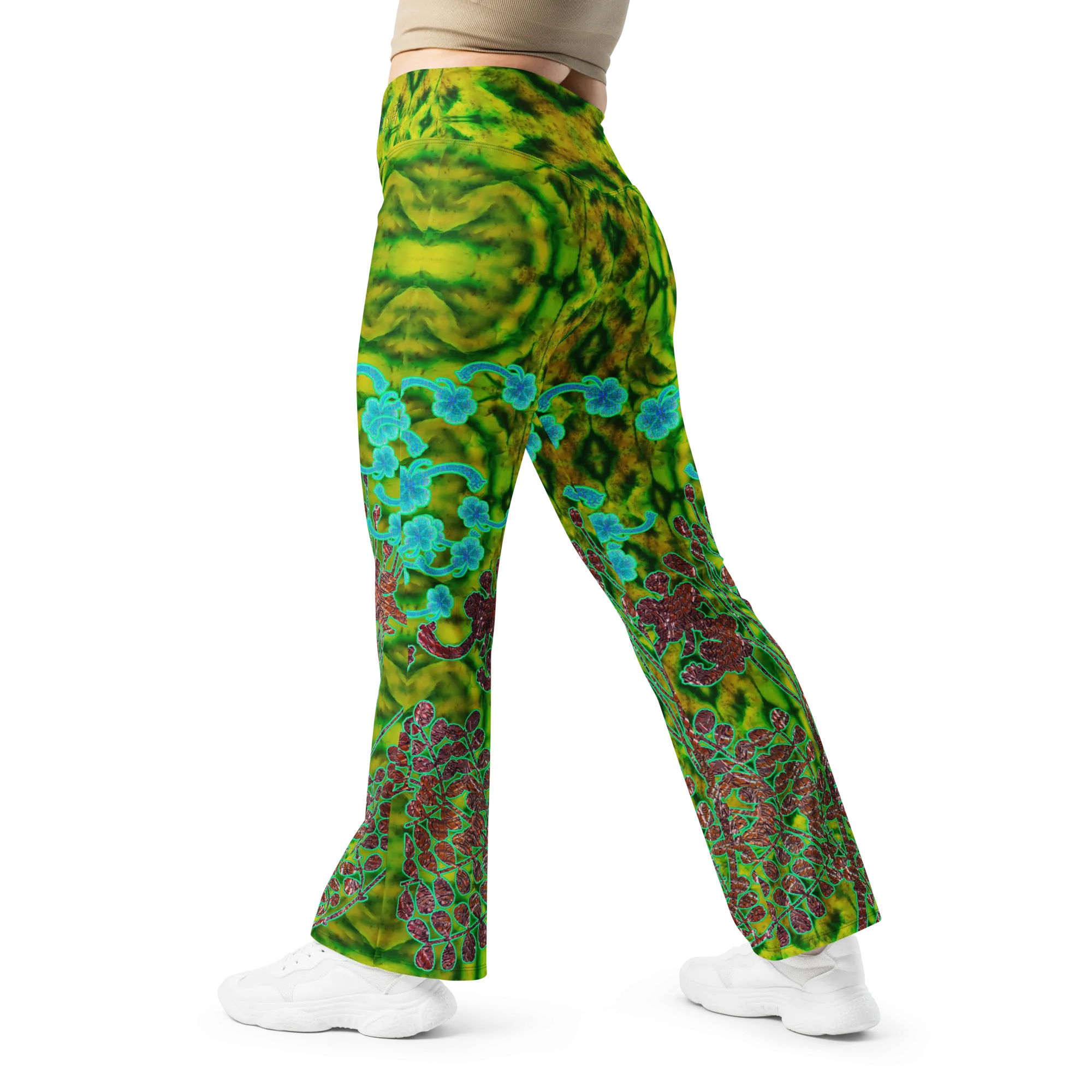 Flare Leggings (Her/Muliebris)(WindSong Flower) RJSTH@Fabric#10 RJSTHW2024 RJS