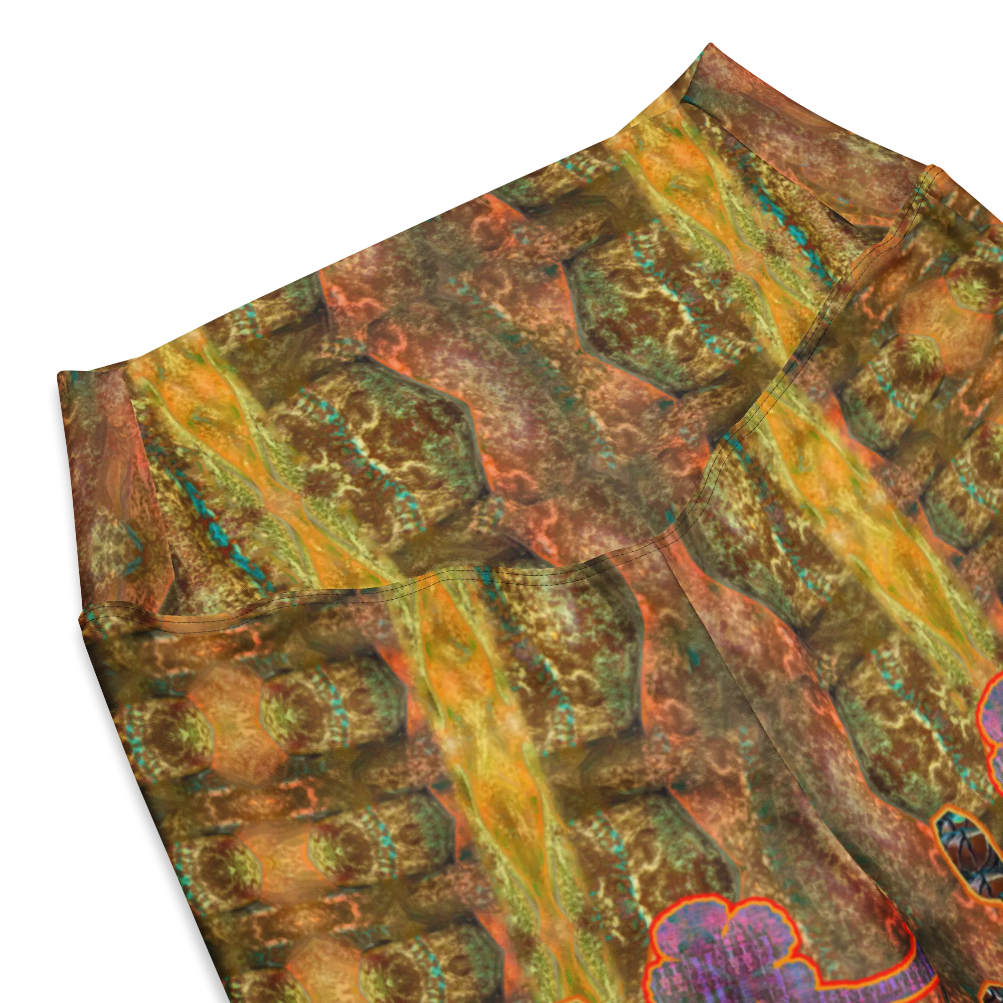 Flare Leggings (Her/Muliebris)(WindSong Flower) RJSTH@Fabric#6 RJSTHW2024 RJS