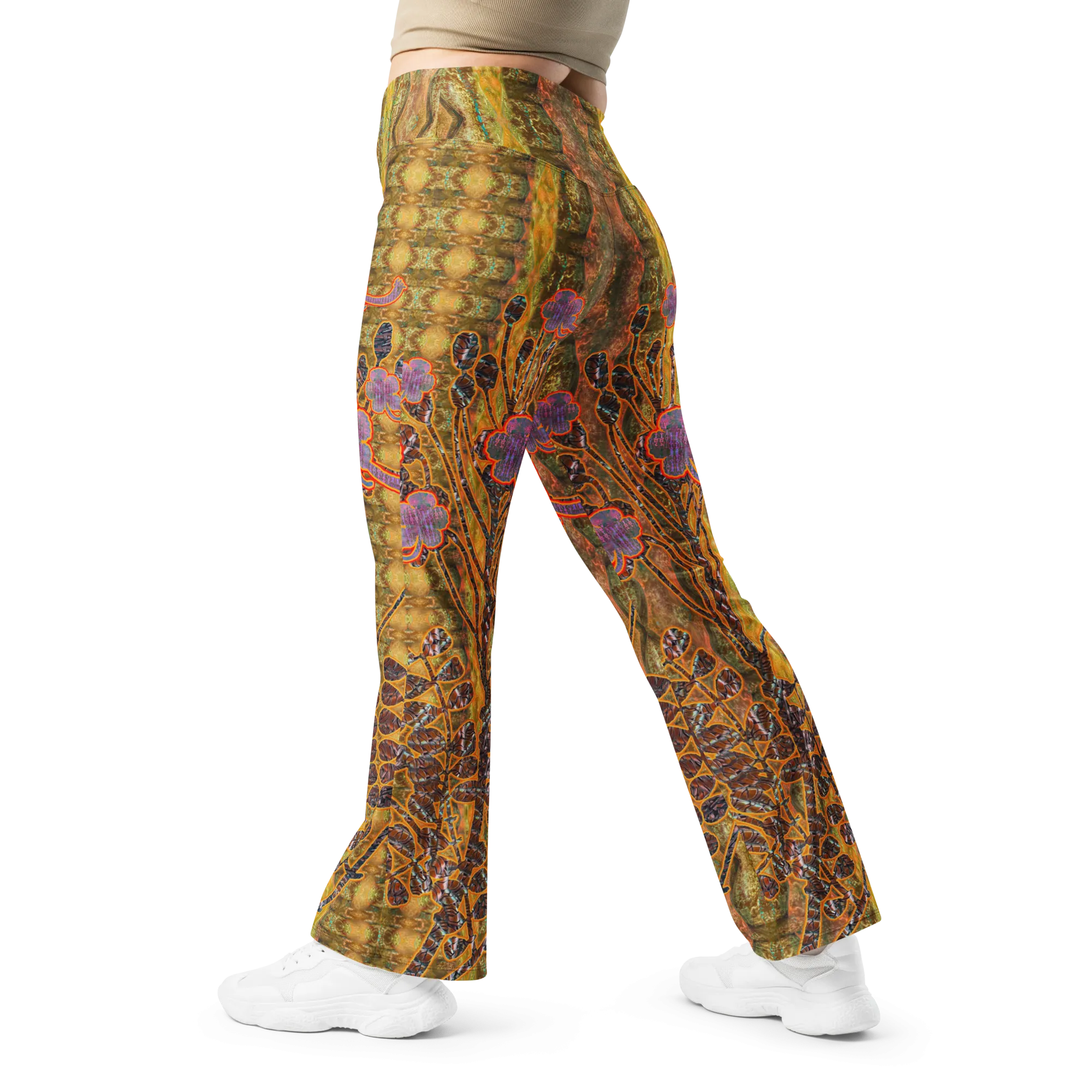 Flare Leggings (Her/Muliebris)(WindSong Flower) RJSTH@Fabric#6 RJSTHW2024 RJS
