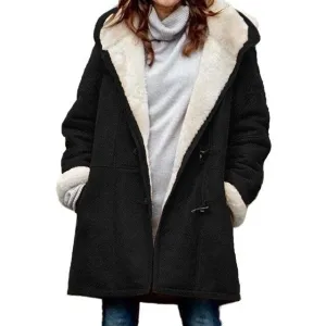 Fleece-lined hooded Isabella casual jacket