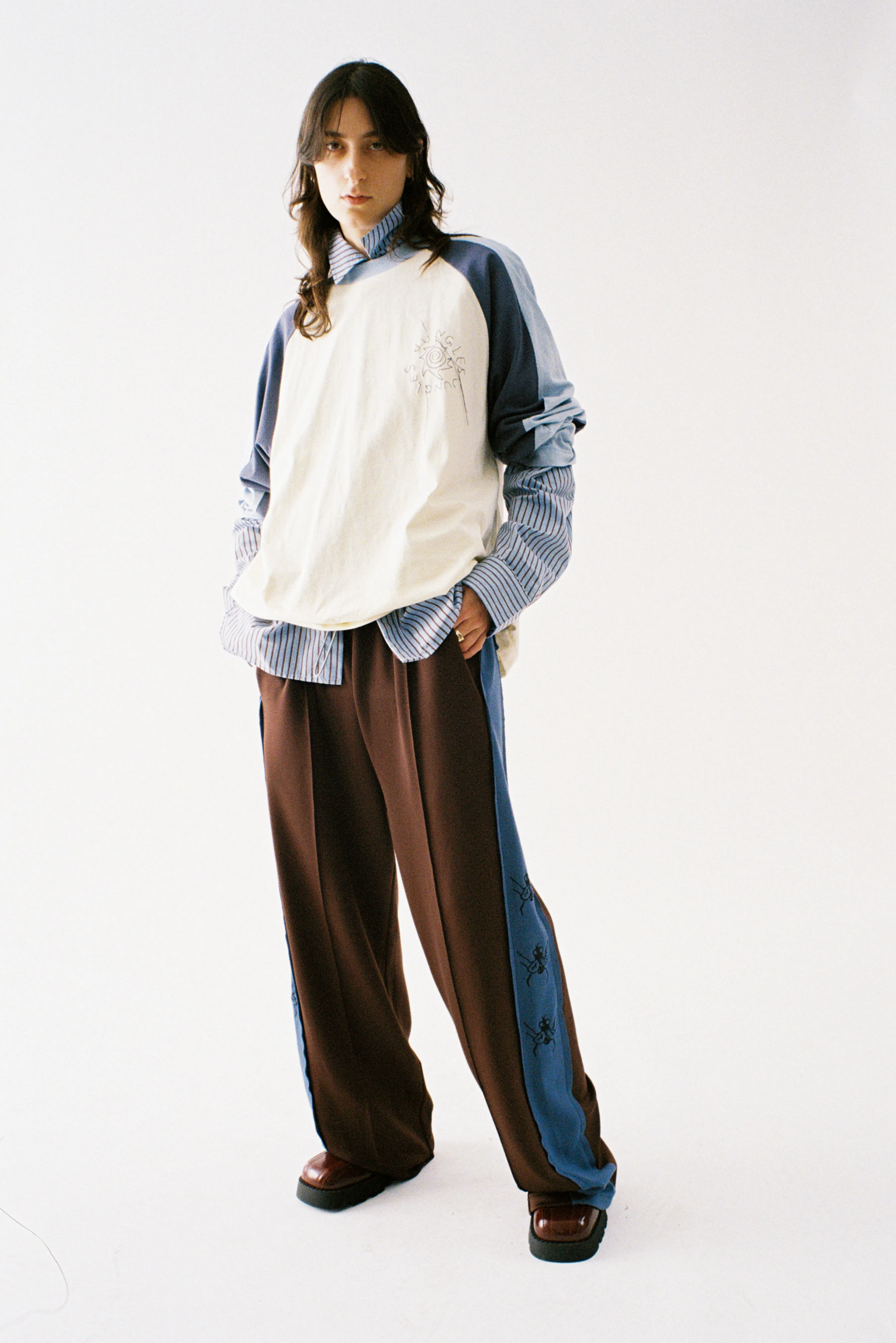 Flies Pin Tuck Pant