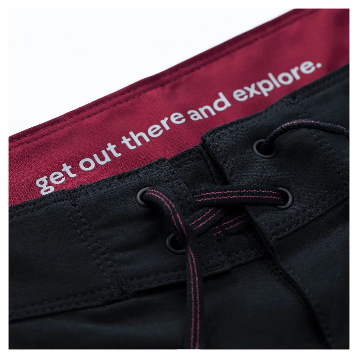 Florence Marine X Outline Boardshort - Black