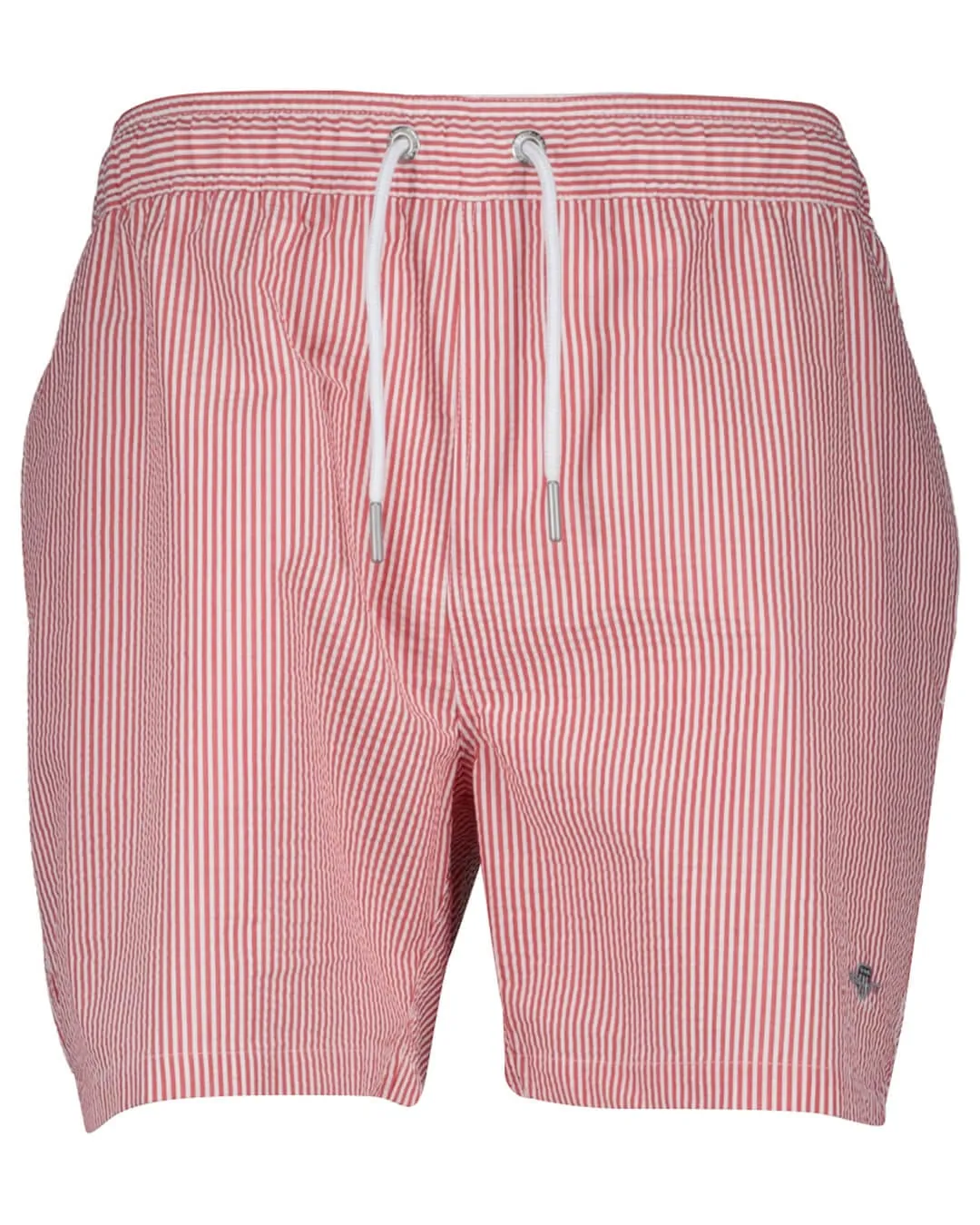Gant Ruby Red Seersucker Swim Shorts