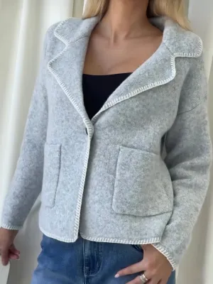 Georgie Cardigan :Dove Grey