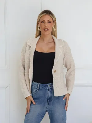 Georgie Cardigan : Oatmeal