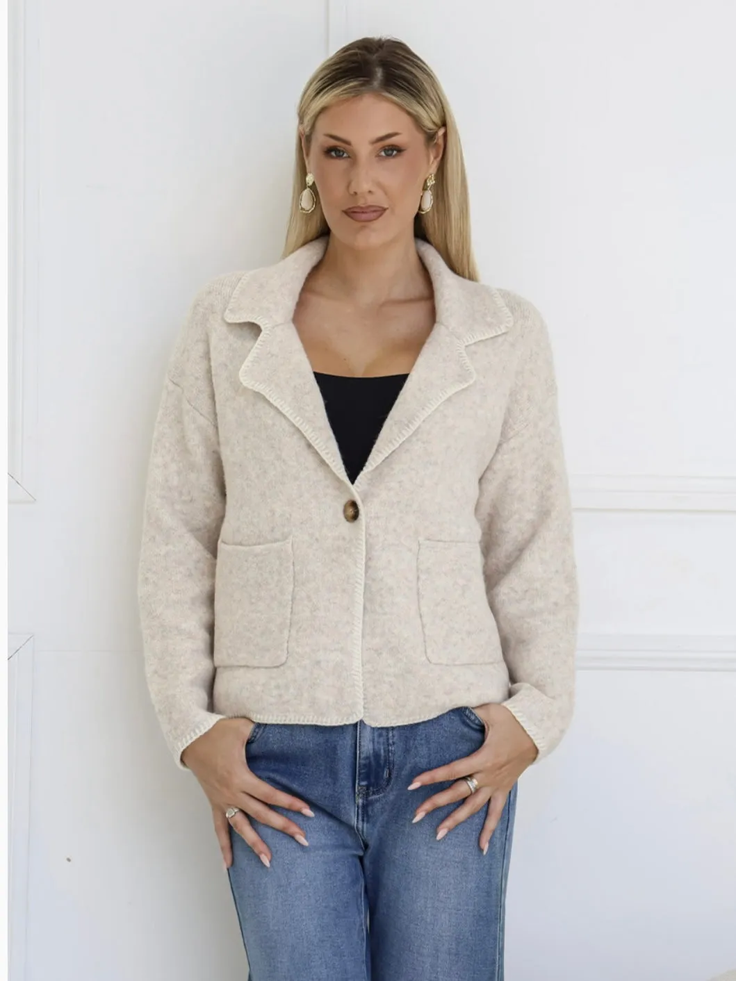 Georgie Cardigan : Oatmeal