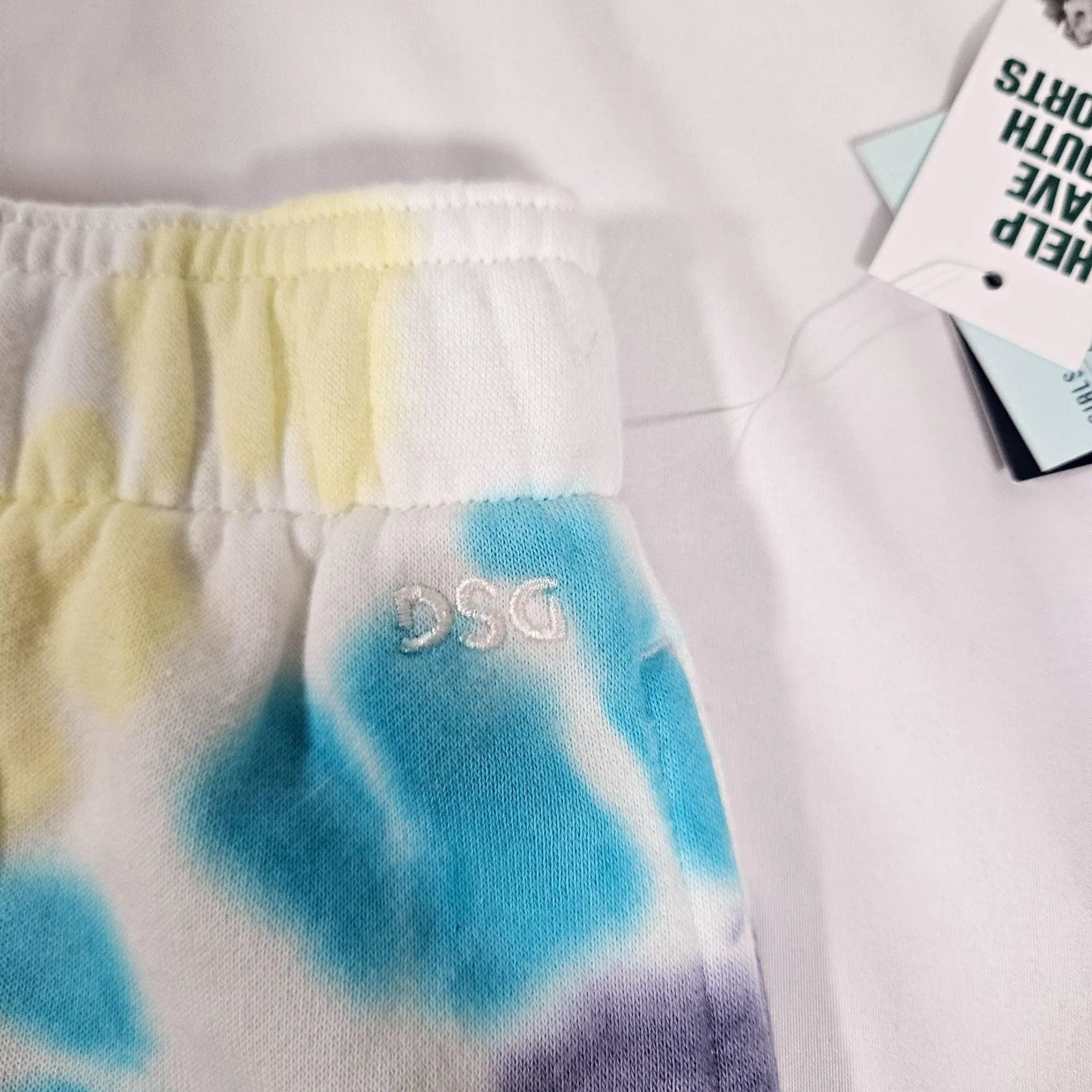 Girls' DSG Boyfriend Fleece Shorts Swirl Pride Tie Dye