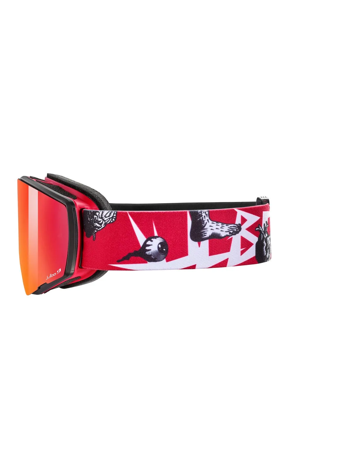Gogle narciarskie Julbo Sharp czerwony Cat 3