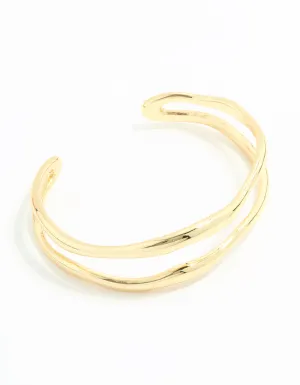Gold Layered Wrist Cuff