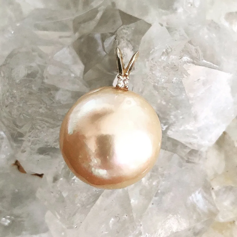 Golden South Sea Pearl Pendant