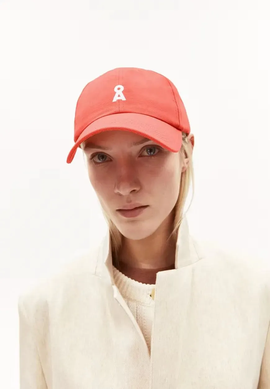Gorra Armedangels Yenaas Bold Poppy Red