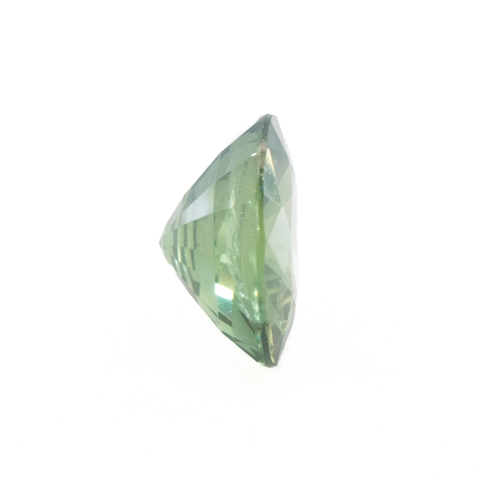 Green Round Brilliant Sapphire | 1.54ct | Australia