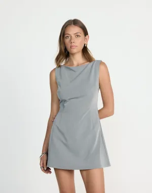 Gwynne Mini Dress (Grey Marle)