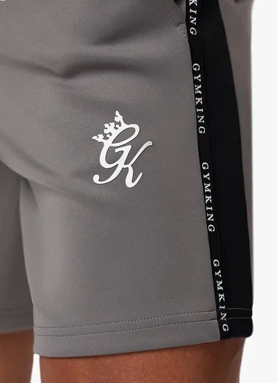 Gym King Taped Core Shorts Steel