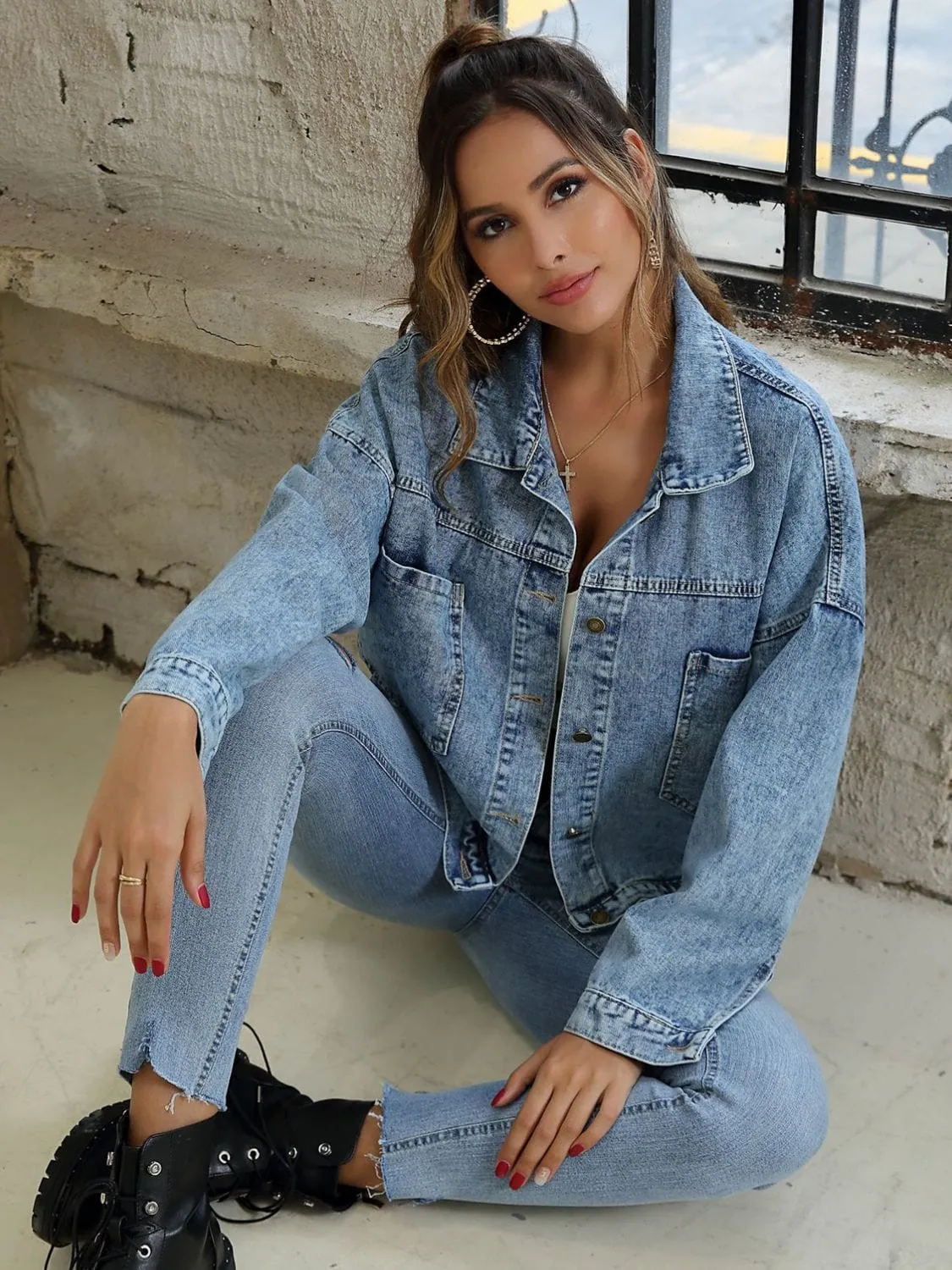 GYPSY - Layered Look Denim Jacket