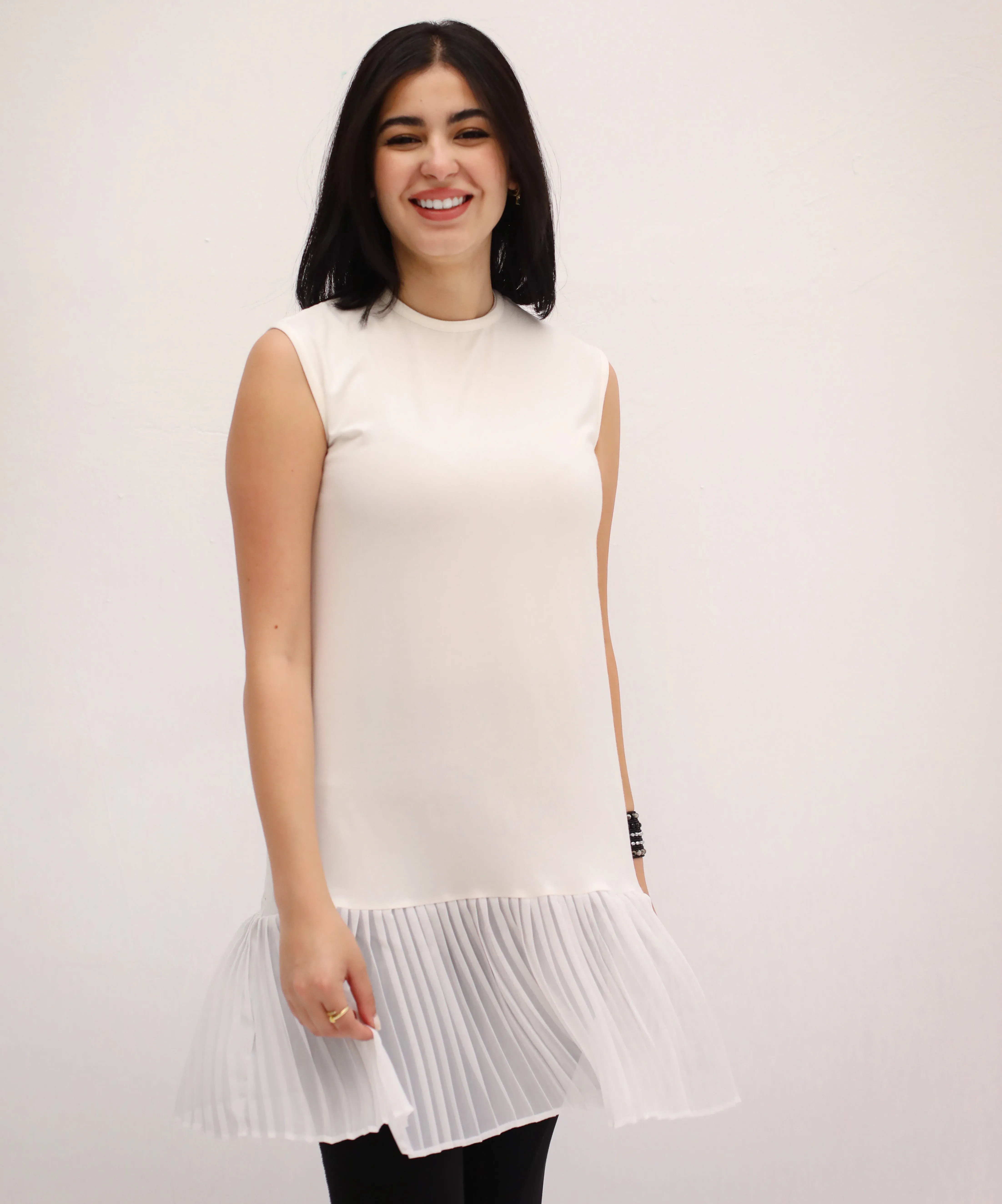 Half Pleated Top