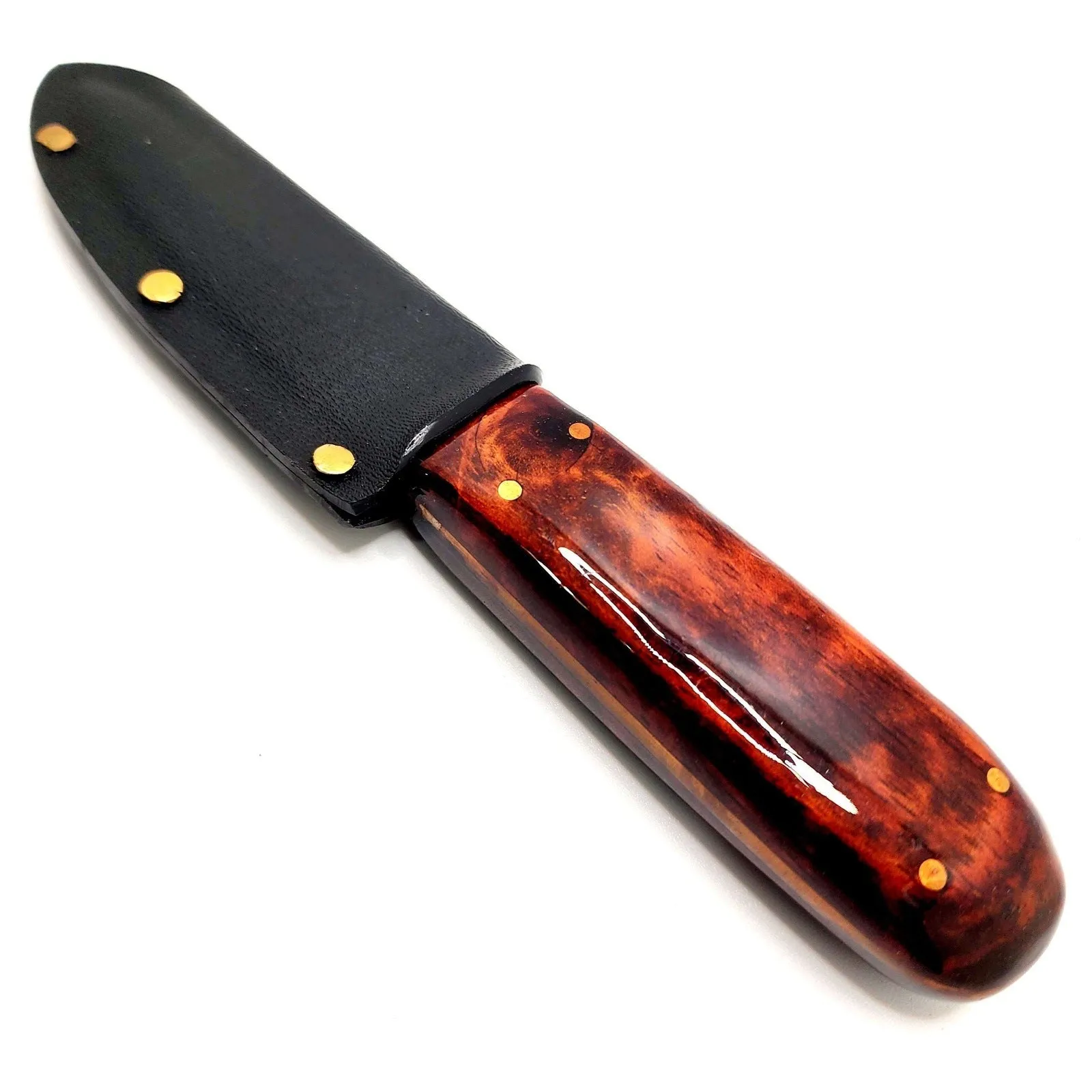 Handmade Paring Knife - Custom Made In USA Kitchen Knife/Dual Edge Kitchen Knife with Sheath