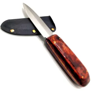 Handmade Paring Knife - Custom Made In USA Kitchen Knife/Dual Edge Kitchen Knife with Sheath