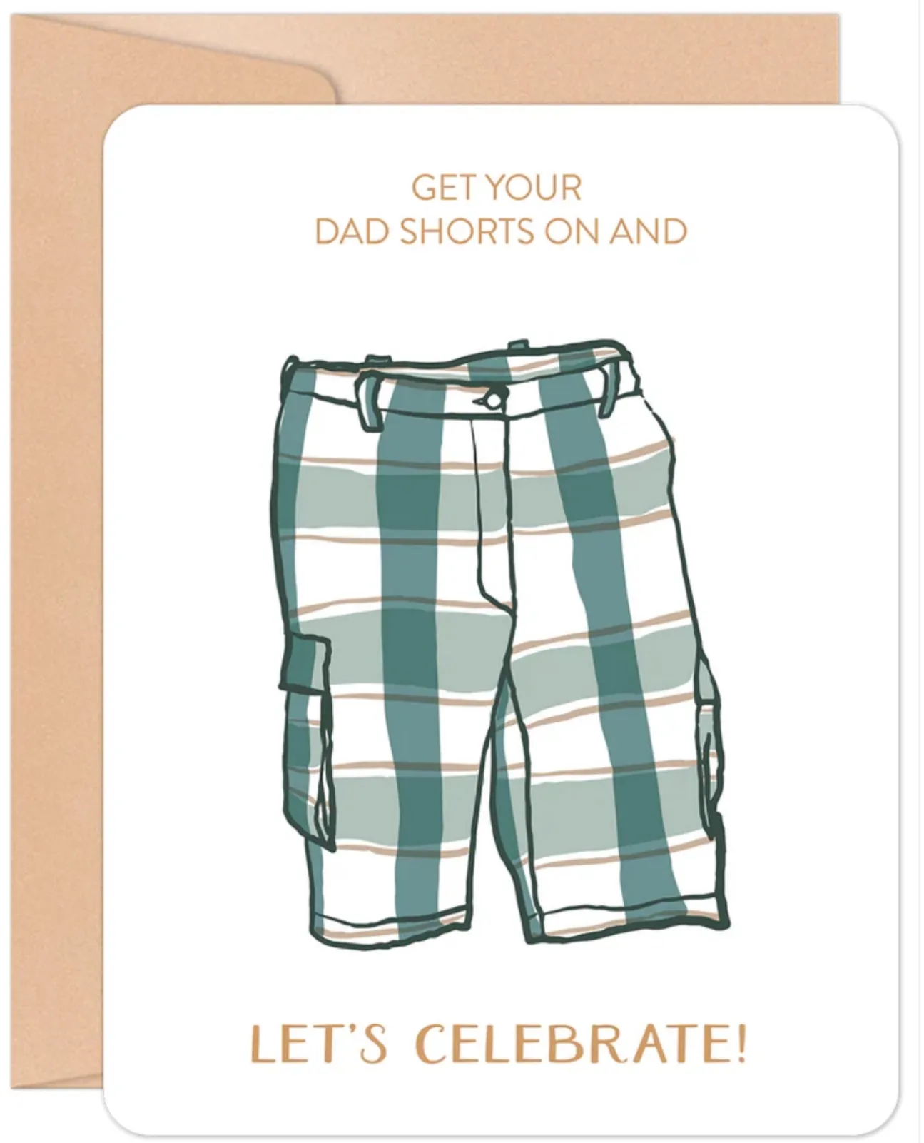 Happy Birthday Card - Dad Shorts