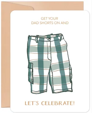 Happy Birthday Card - Dad Shorts