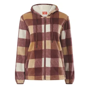 Hard Yakka Women's Check Zoodie - Autumn check