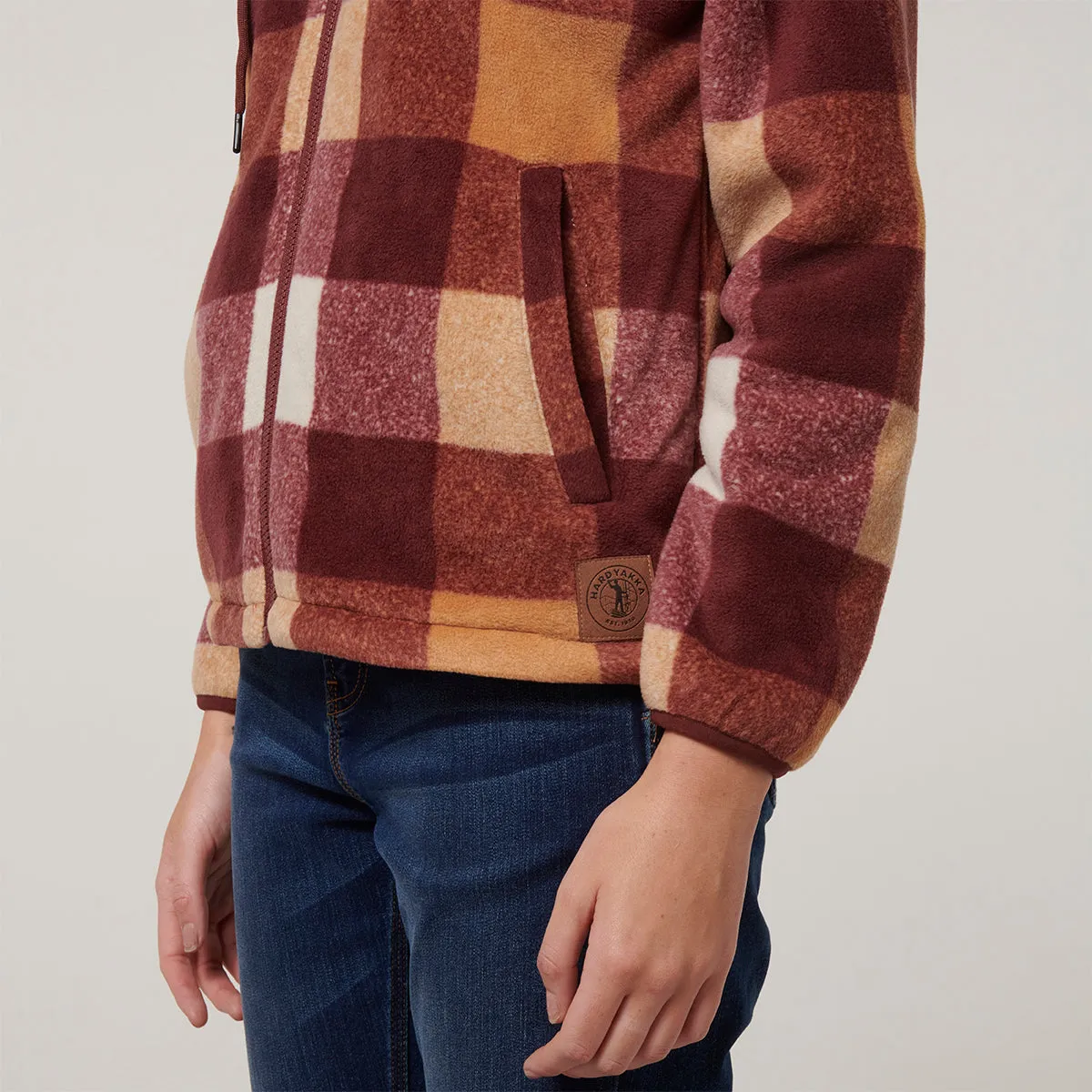 Hard Yakka Women's Check Zoodie - Autumn check