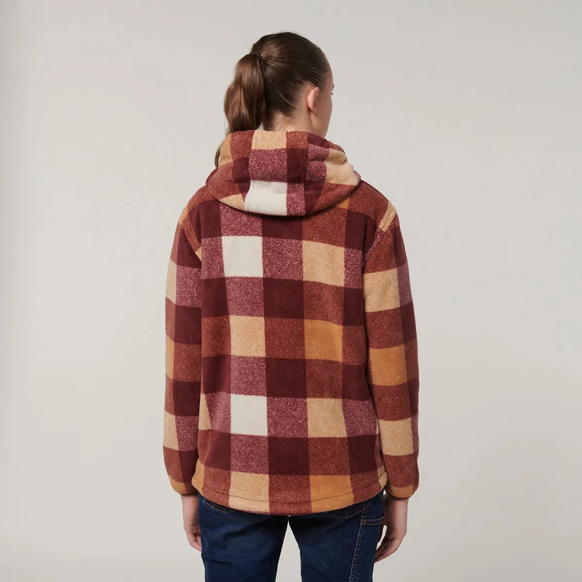 Hard Yakka Women's Check Zoodie - Autumn check