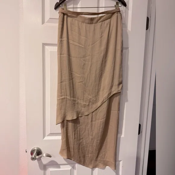 Helmut Lang layered skirt