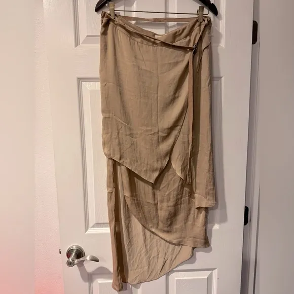 Helmut Lang layered skirt