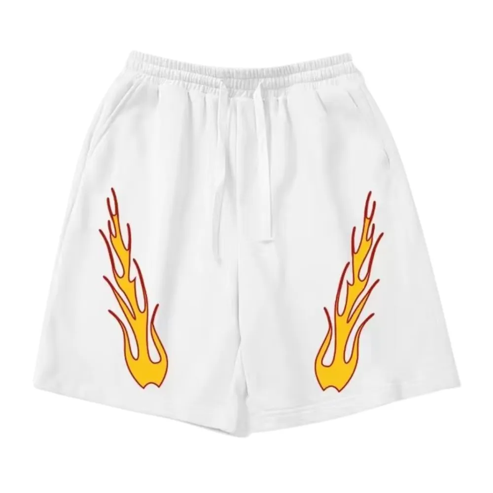 High Street Flame Print Shorts